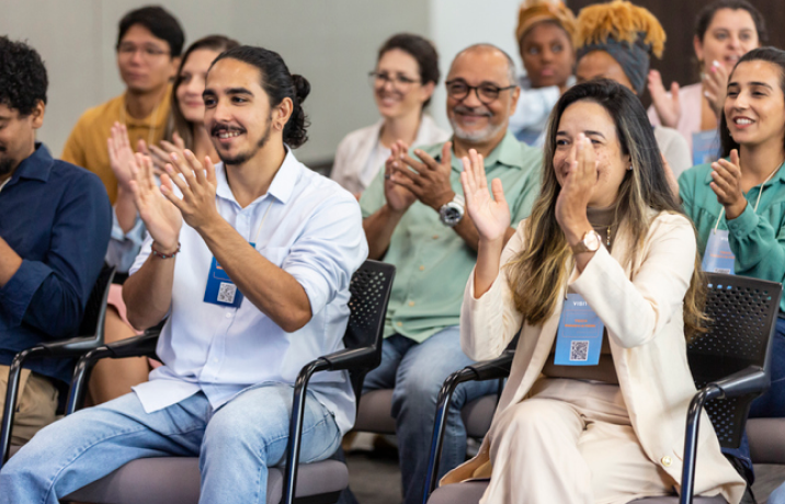 ONO employees attending an event